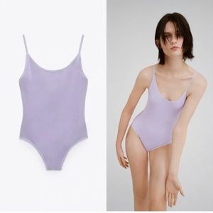 Zara Purple Bodysuit NWT